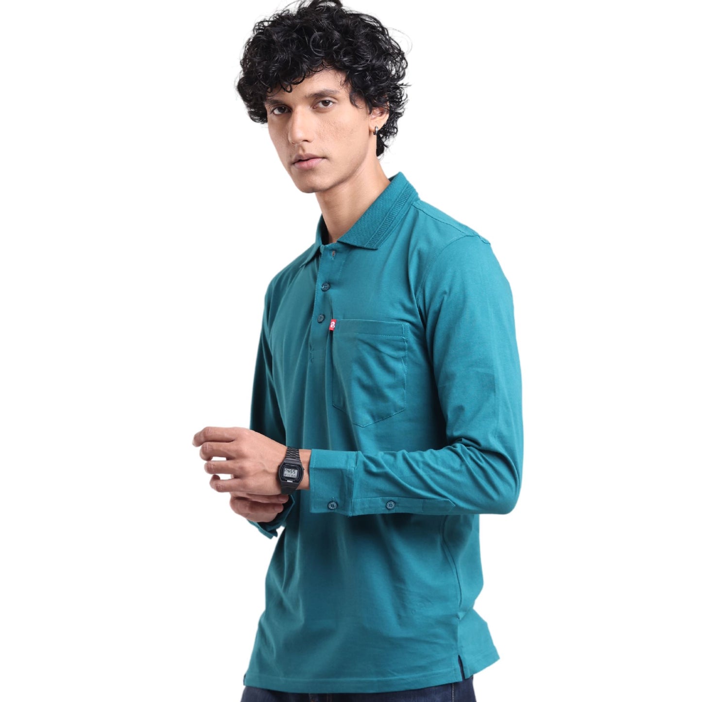 Feather Touch Cloud Cuffed Polo Full Sleeved Cuffed Polos P3