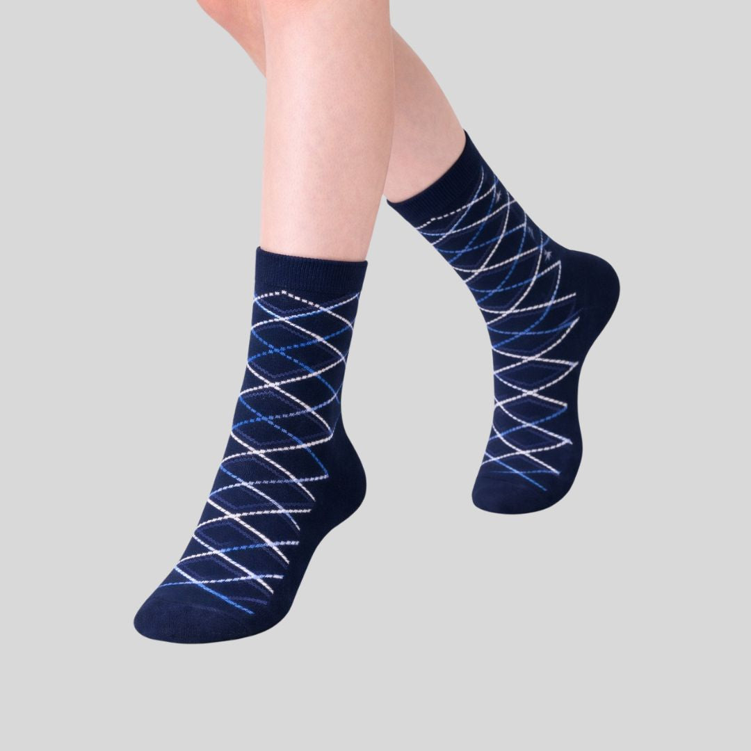 WaveGrid Classic Calf Socks (Pack of 5)