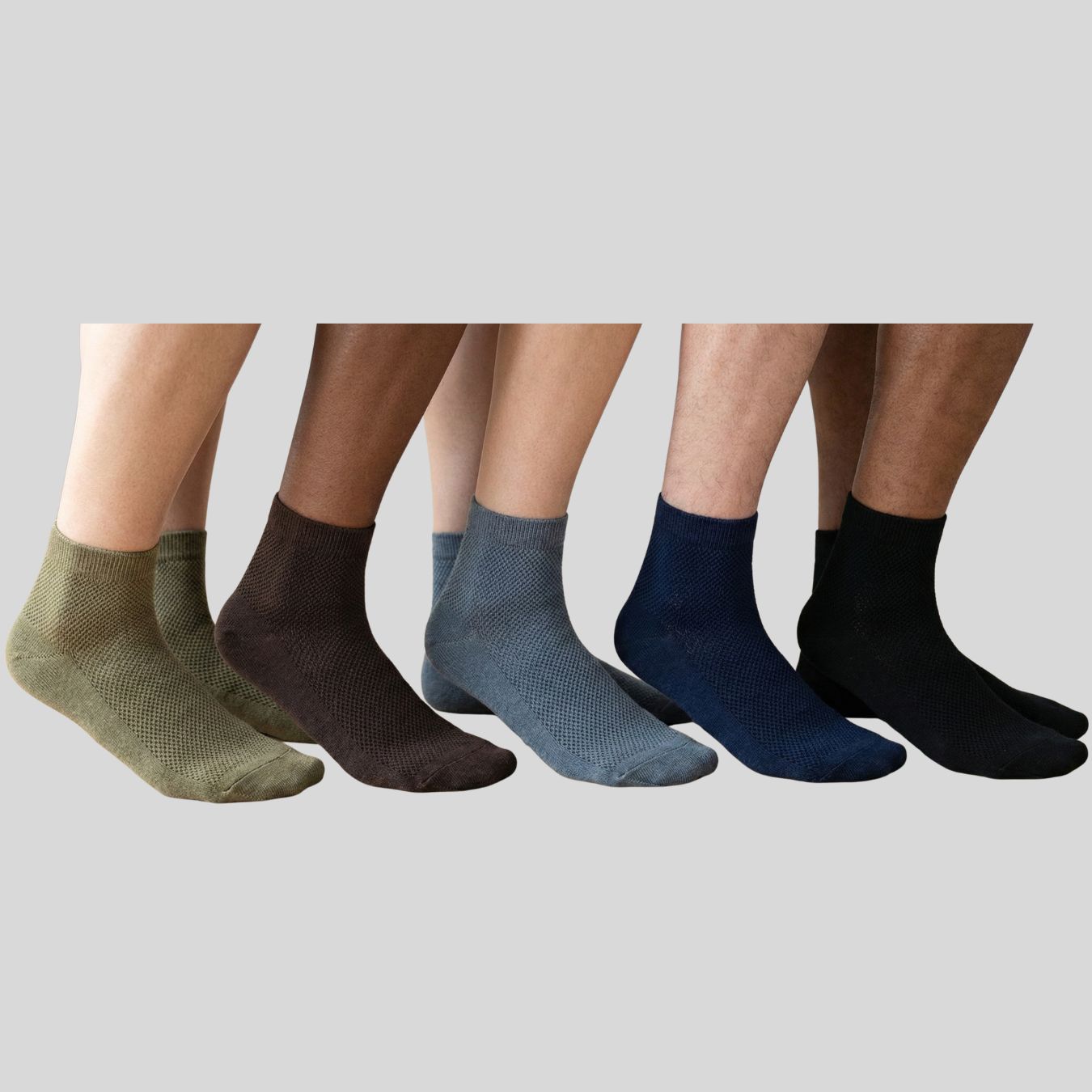 Ankle Height Socks (Pack of 5)