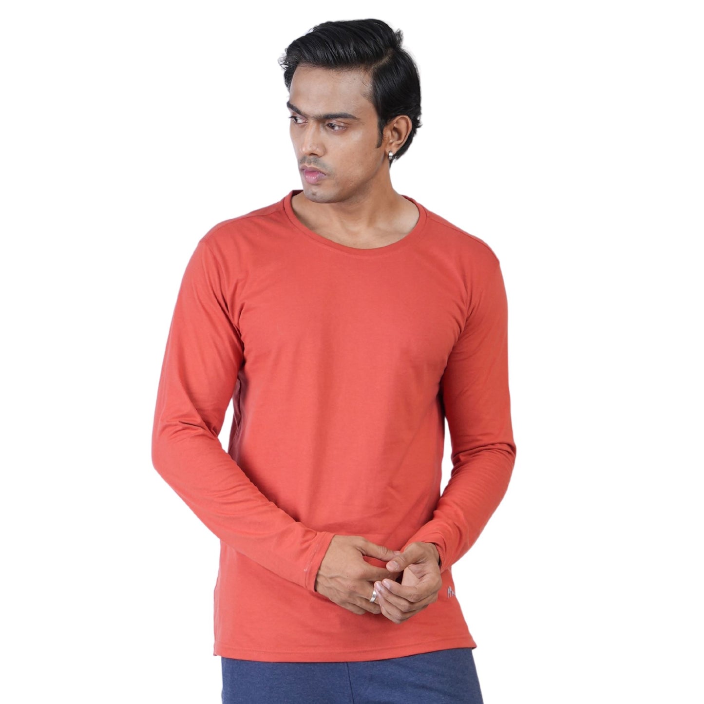Essential Full Sleeve T-Shirt Crew Neck P3 Terra Small (80 cm- 85 cm)