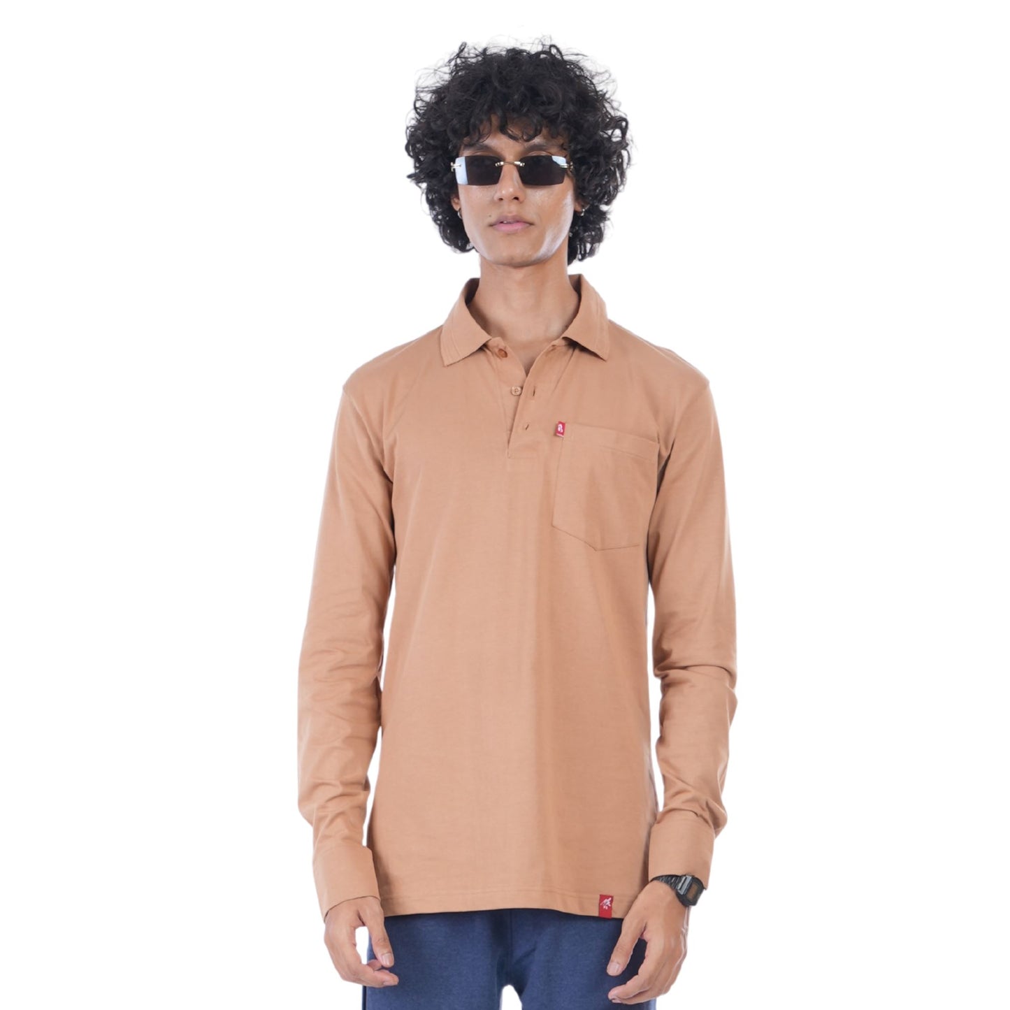 Sandler Knit Cuffed Polo (200+ GSM) Polos P3 Burrow Medium (90 cm - 95 cm) Polos