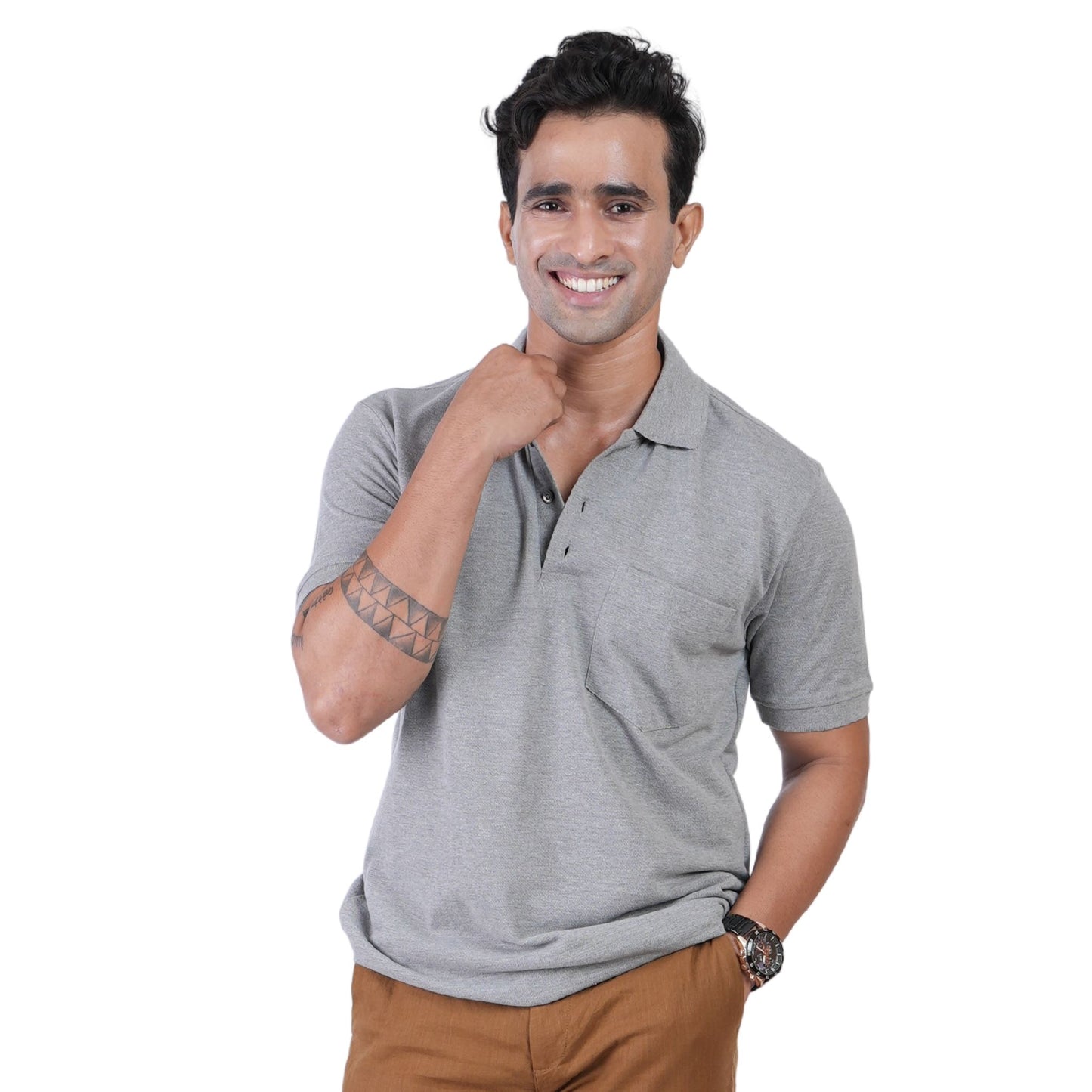 The Maverick Polo Polos P3 Slate Melange Small (80 cm - 85 cm)