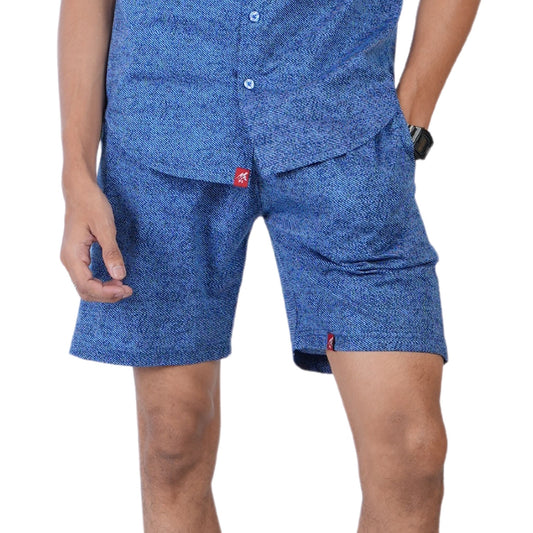 The Mercerized Lounger Shorts Bottoms P3 Drops of Denim Medium / 80 cm