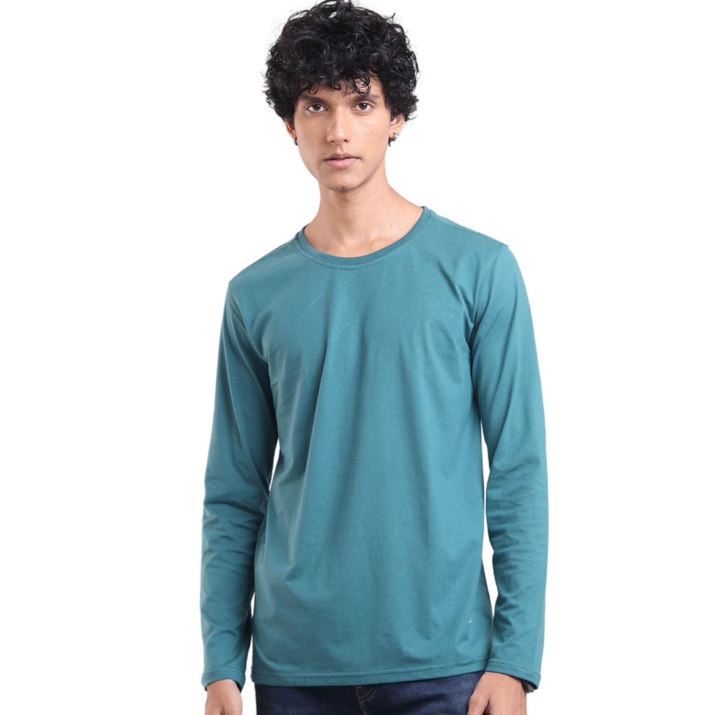 Essential Full Sleeve T-Shirt Crew Neck P3 Forest Small (80 cm- 85 cm)