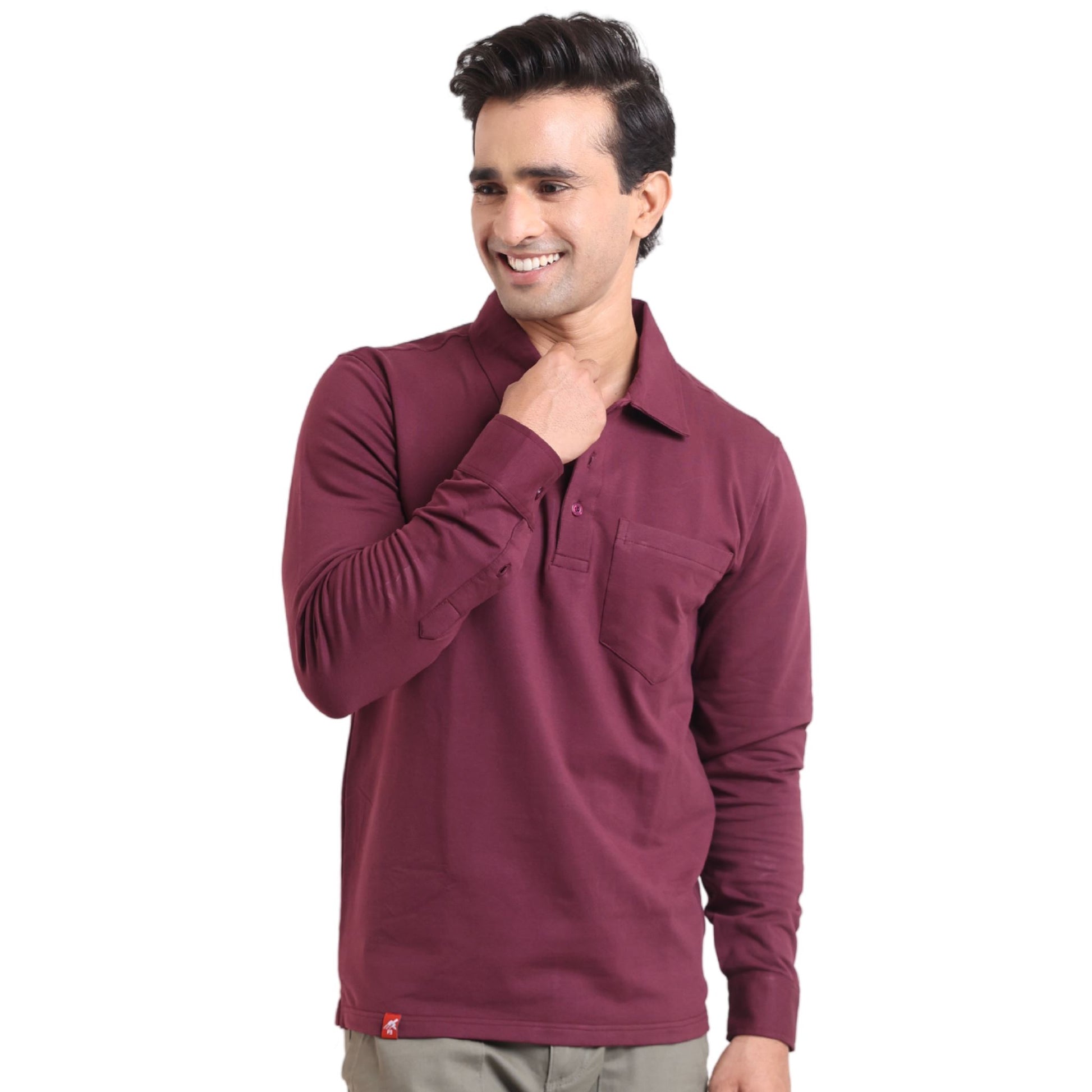 The Terino Cuffed Polo Full Sleeved Cuffed Polos P3