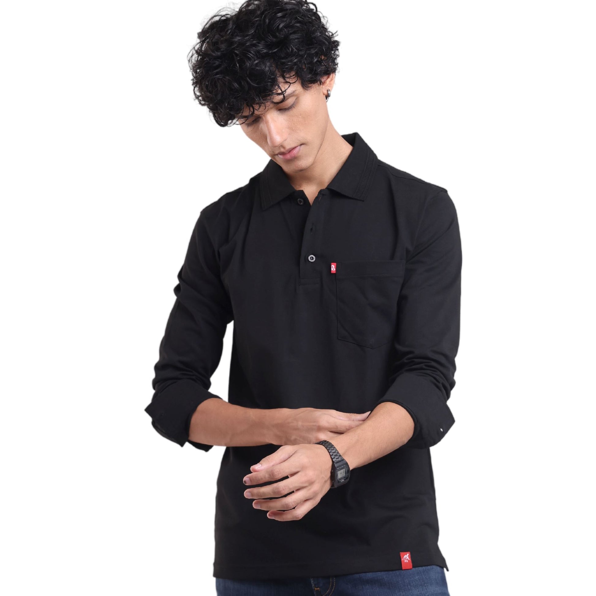 Sandler Knit Cuffed Polo (200+ GSM) Polos P3