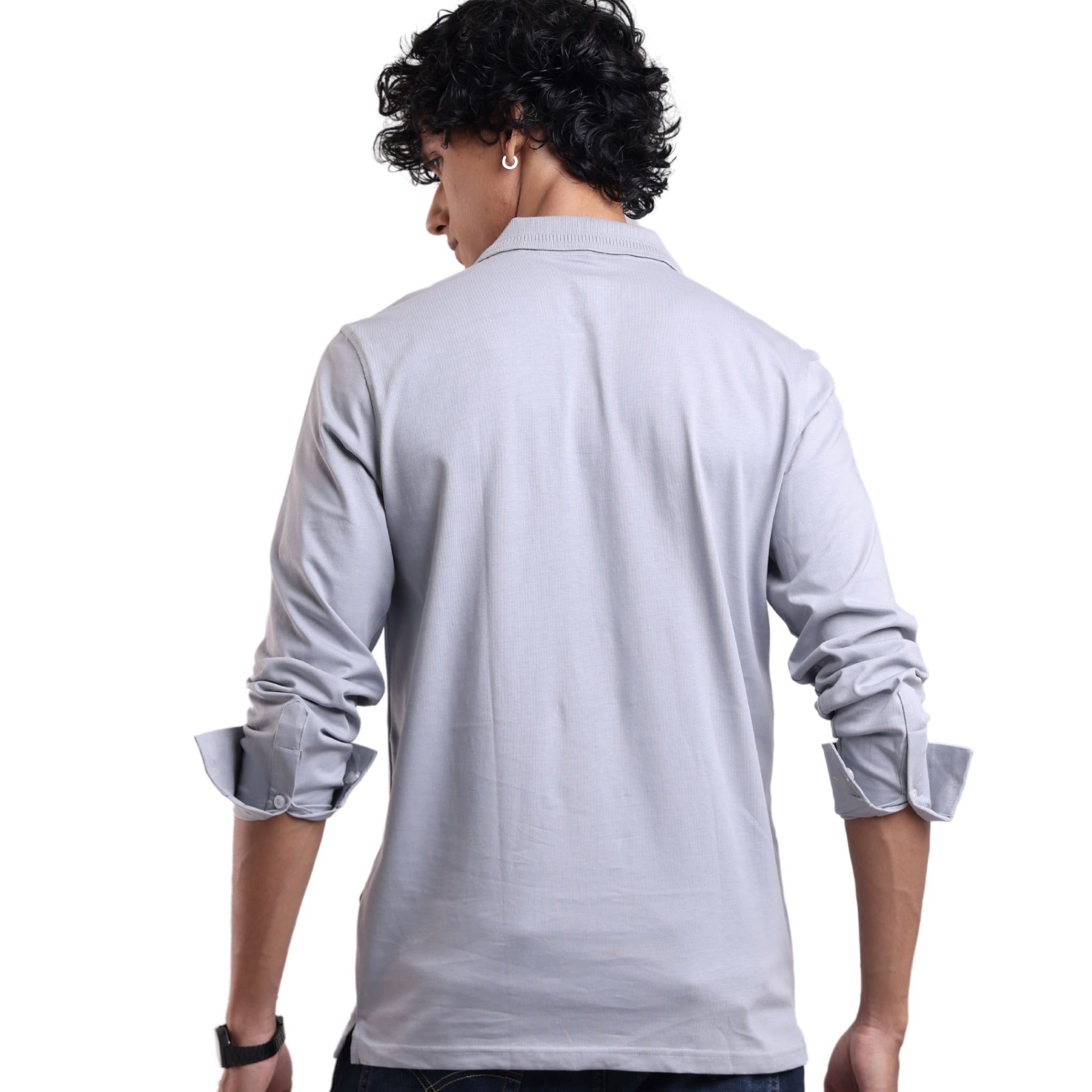 Feather Touch Cloud Cuffed Polo Full Sleeved Cuffed Polos P3