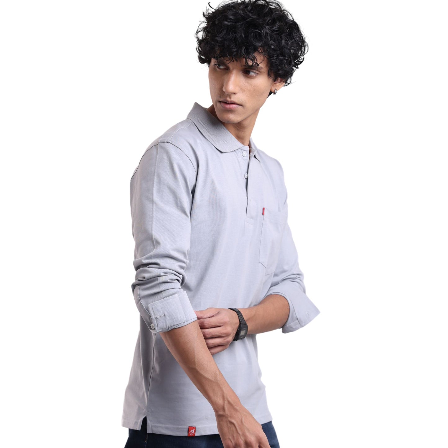 Feather Touch Cloud Cuffed Polo Full Sleeved Cuffed Polos P3