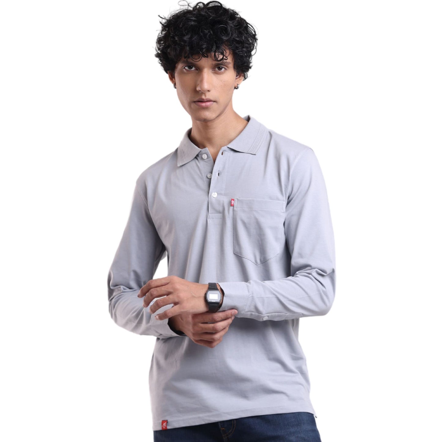Feather Touch Cloud Cuffed Polo Full Sleeved Cuffed Polos P3