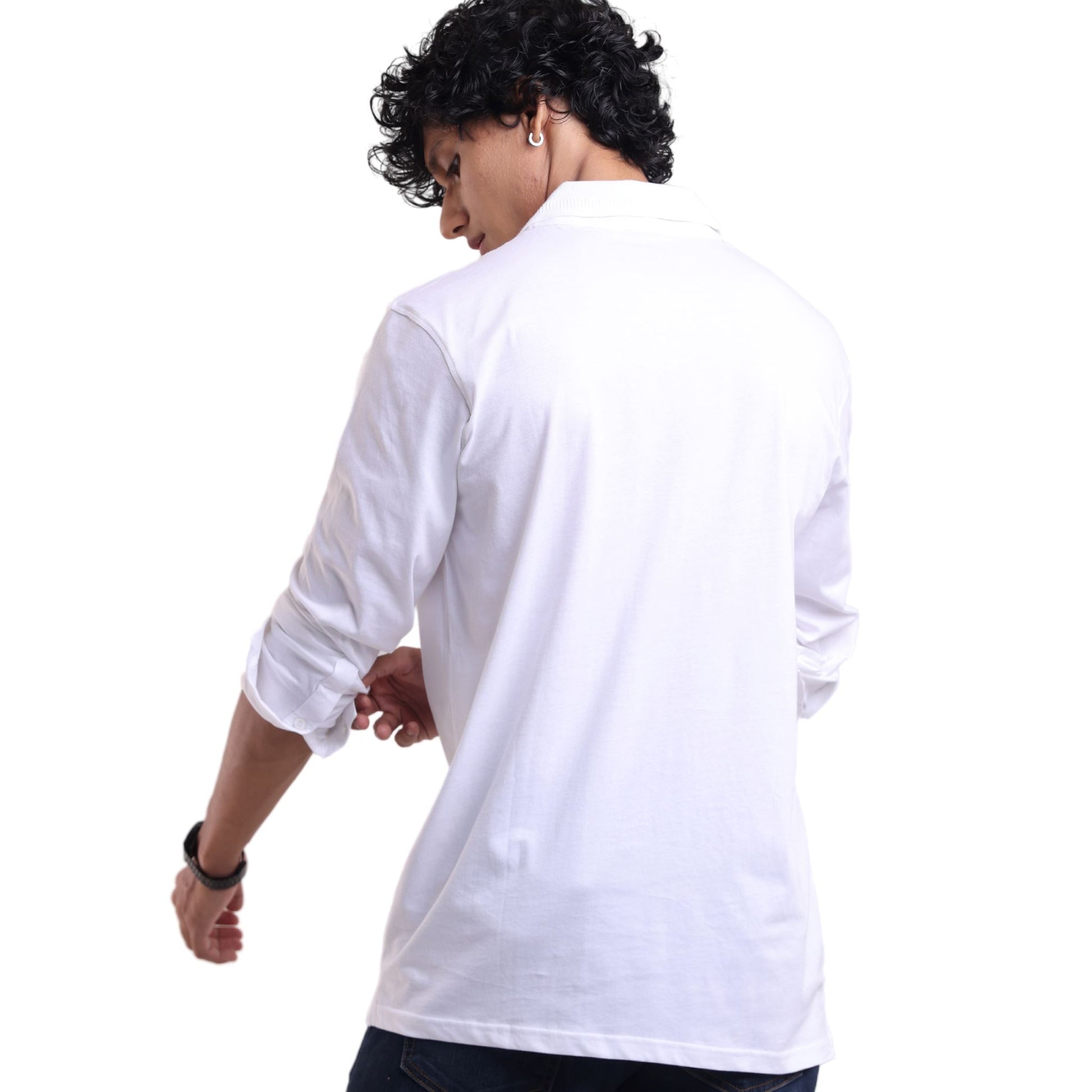 Feather Touch Cloud Cuffed Polo Full Sleeved Cuffed Polos P3