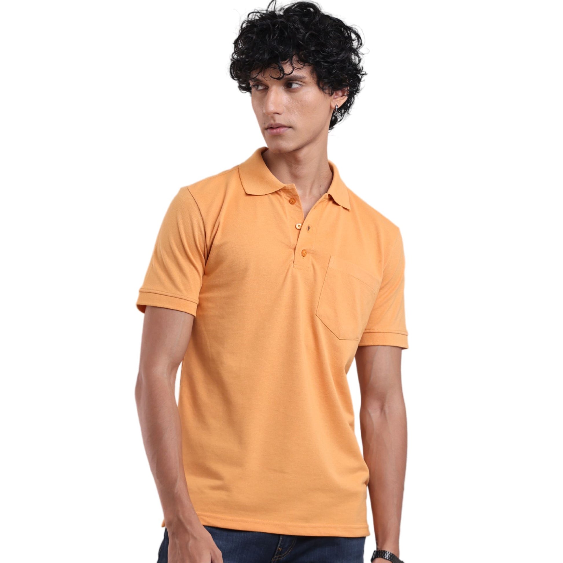 Men's breathable knit polo for gym and office - tropical essential - in Mojito colour | P3 India