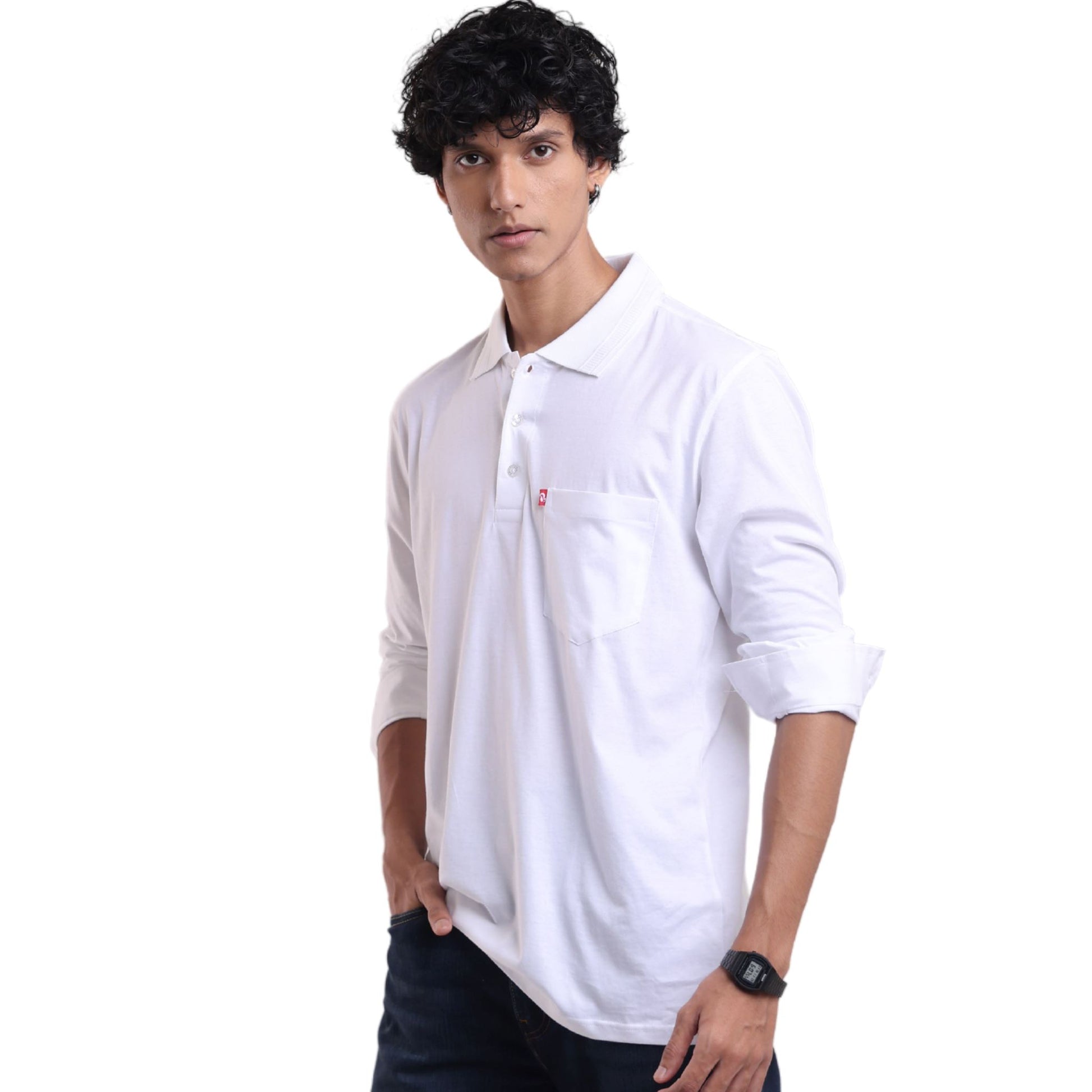 Feather Touch Cloud Cuffed Polo Full Sleeved Cuffed Polos P3