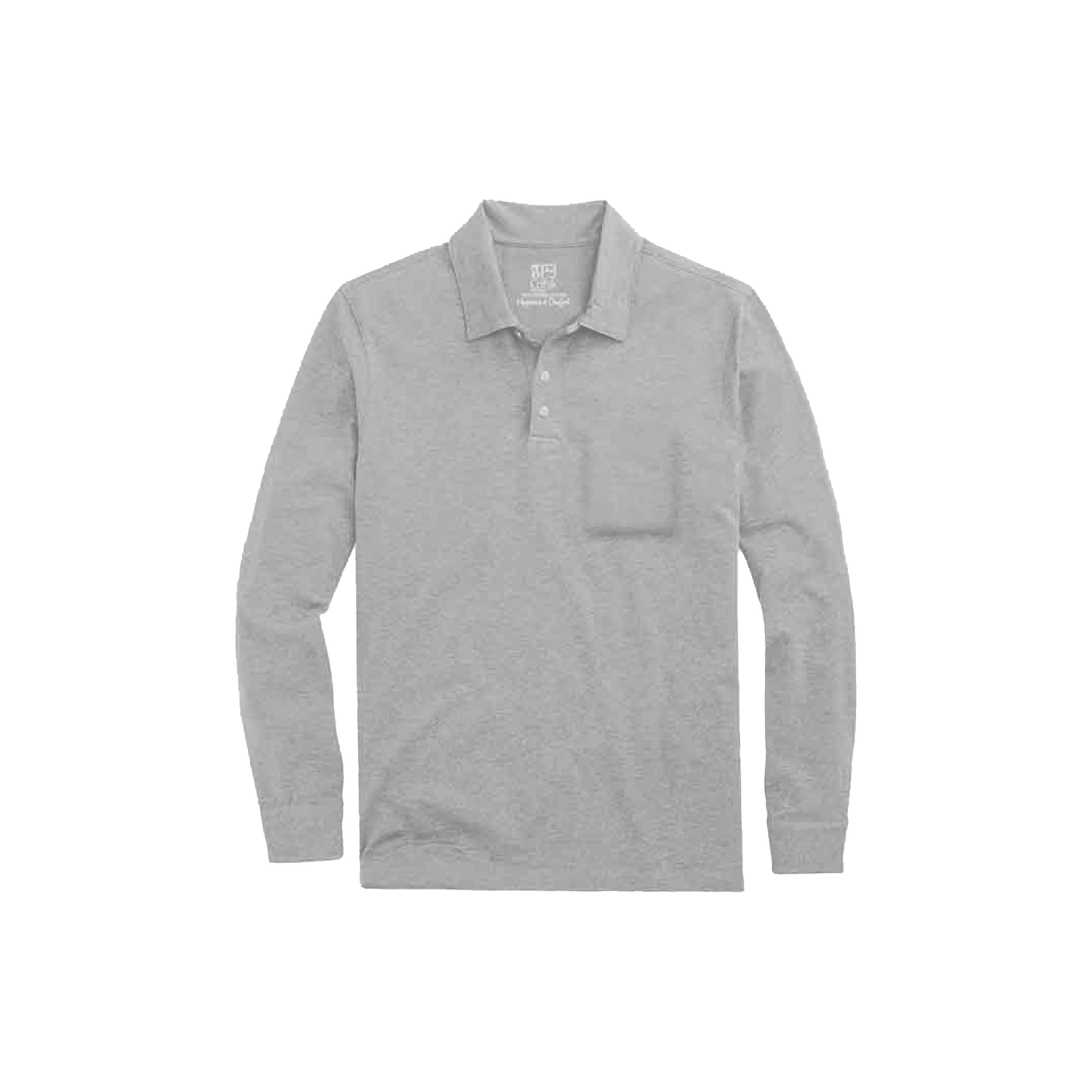 Sandler Knit Cuffed Polo Polos P3 Silver Medium (90 cm - 95 cm) Polos