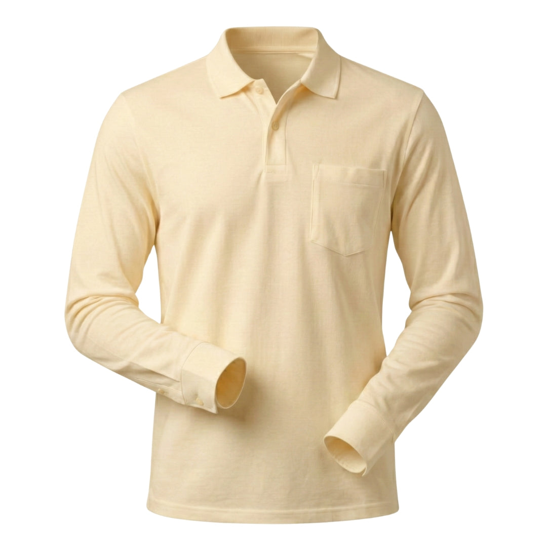 Sandler Knit Cuffed Polo (200+ GSM)