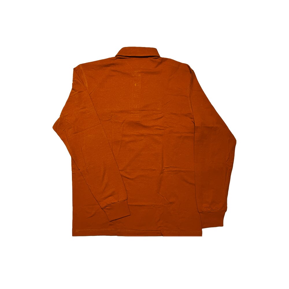 Durable men's polo shirt with no slip hem - office to casual in Tuscan colour