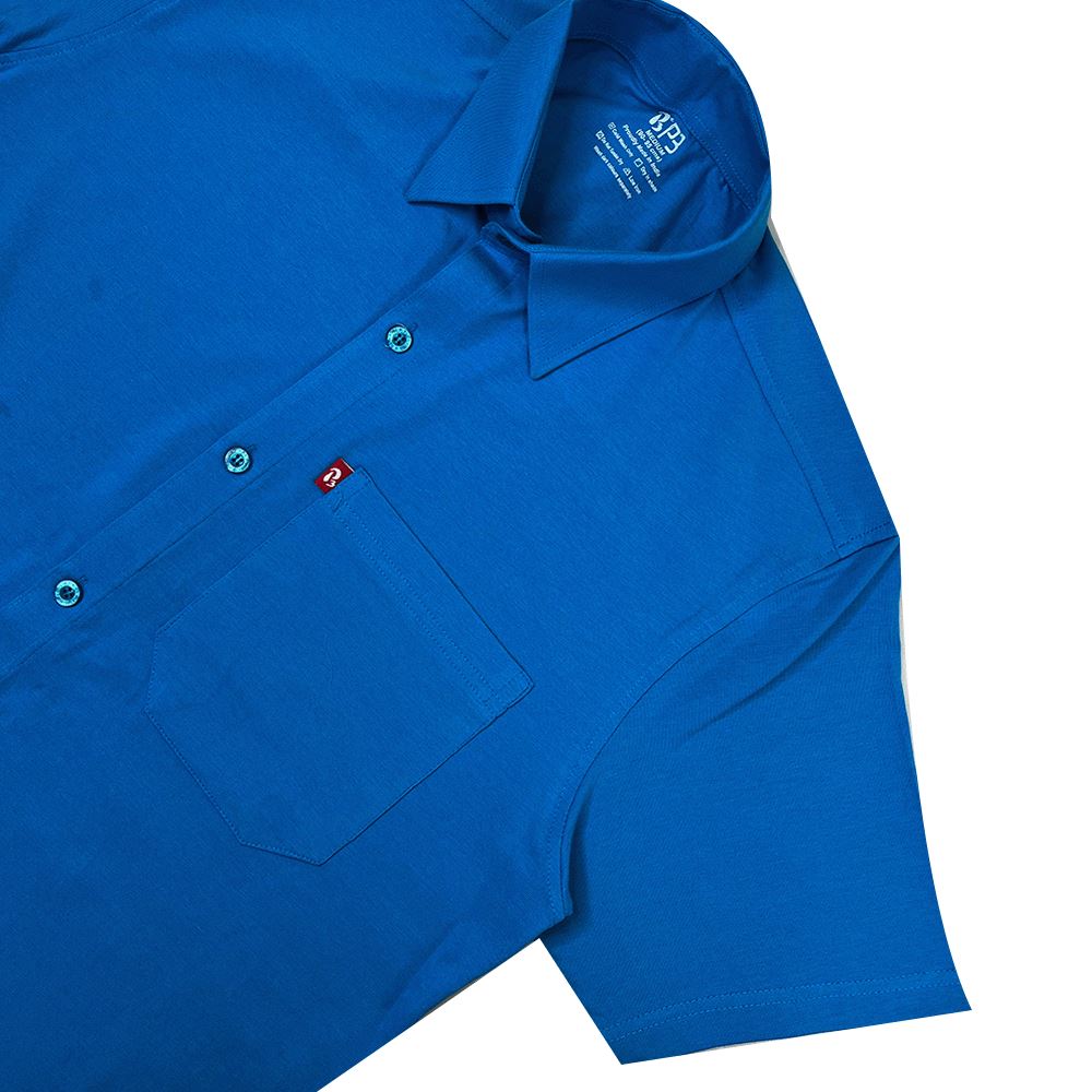 The Cordoba Stretch Knit Shirt Knit Shirts P3 Ocean Medium (90 cm - 95 cm) Knit Shirts
