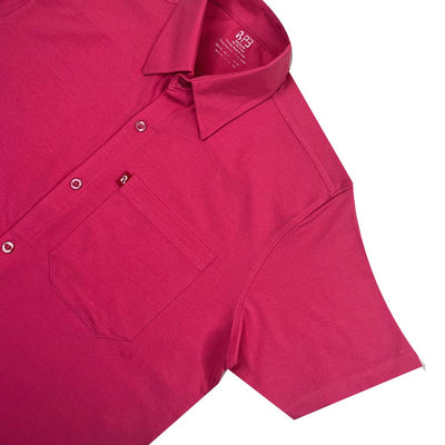 The Cordoba Stretch Knit Shirt Knit Shirts P3 Magenta Medium (90 cm - 95 cm) Knit Shirts