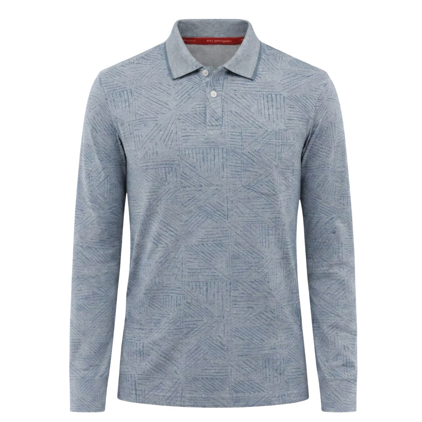 The Pen Strokes Long sleeved Designer Polo