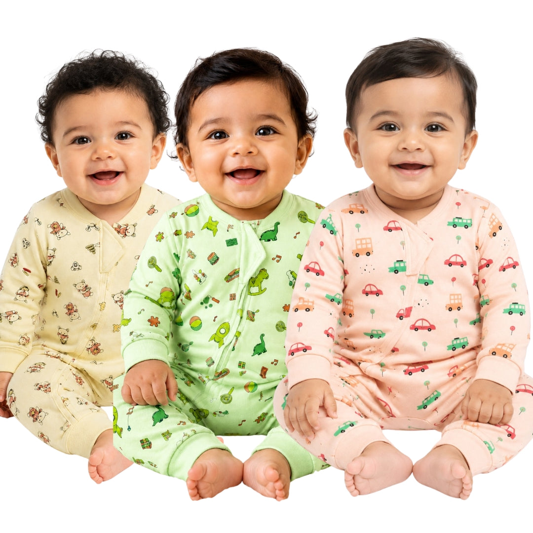 Tuti Zip Co-ord Full Sleeve Baby Suit