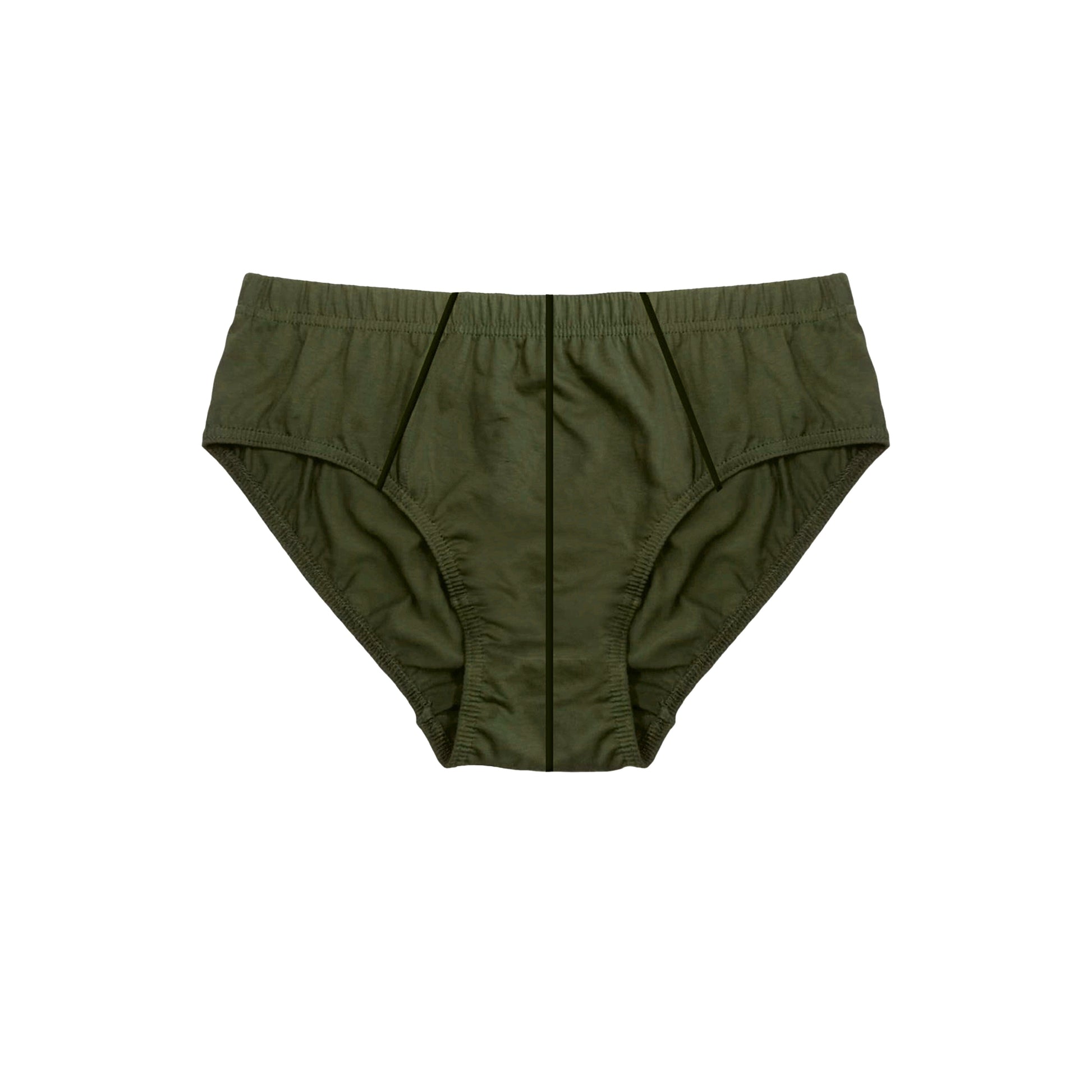 Kobra Brief Briefs P3 Green Coffee Small (70 cm - 75 cm) | Waist upto 28 inches Briefs (Concealed Elastic)
