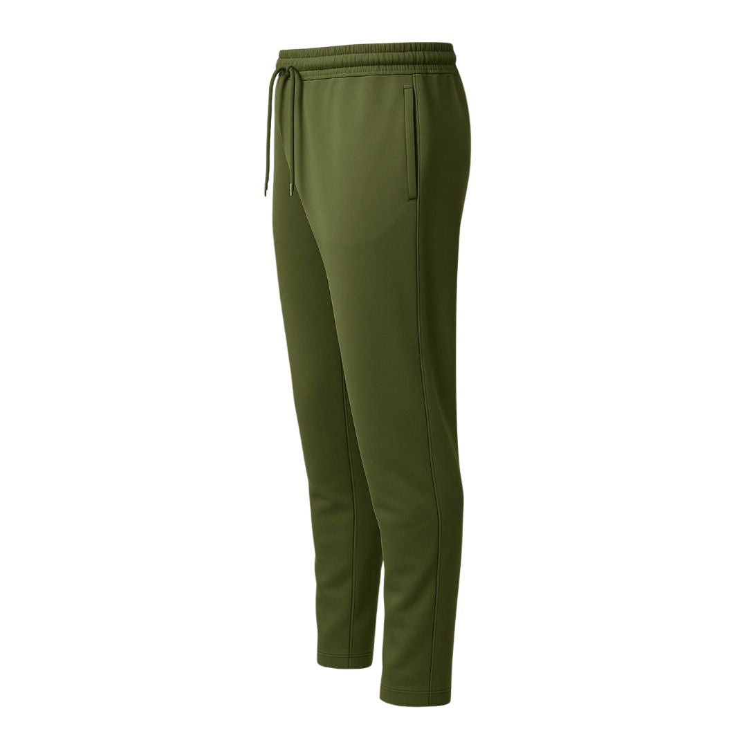 Green pants on a white background