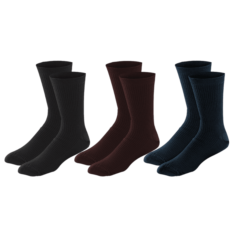 Slip on Socks Socks P3 28 cms (Free Size) Assorted (Navy | Coffee | Iris Black)