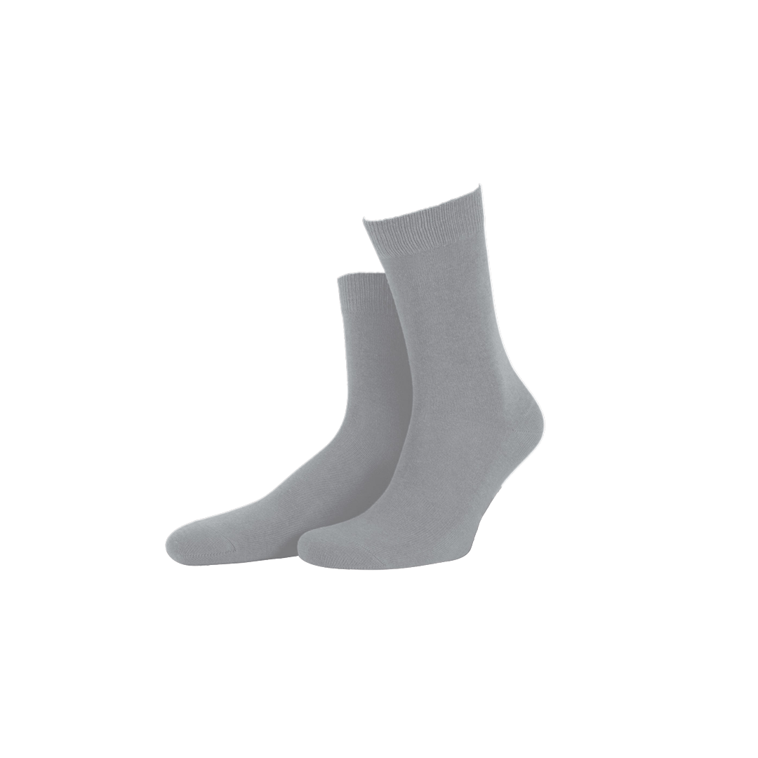 Luxury Series Socks (3 pairs) Socks P3 28 cms (Free Size) All Grey Mesh