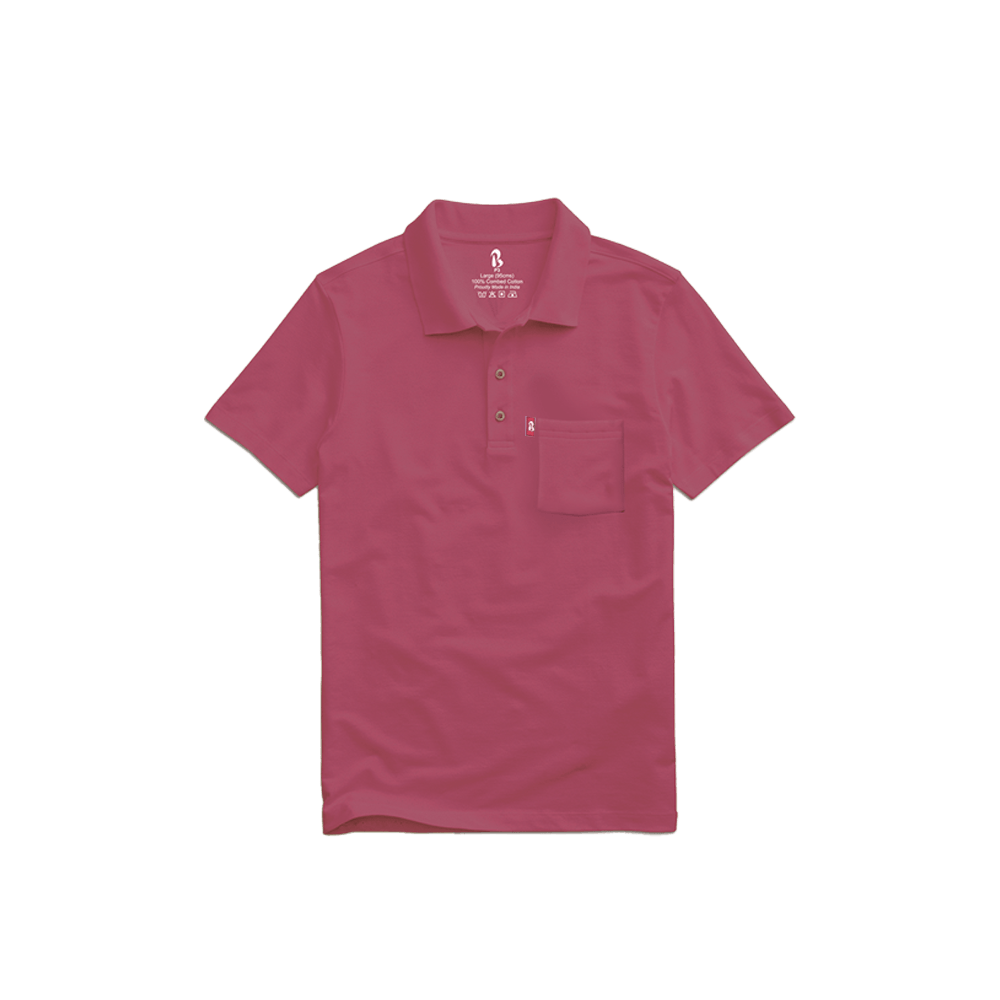 Self Polo Polos P3 Plum Medium