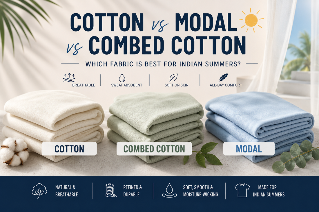 Cotton vs Modal vs Combed Cotton: Which Fabric Is Best for Indian Summers?