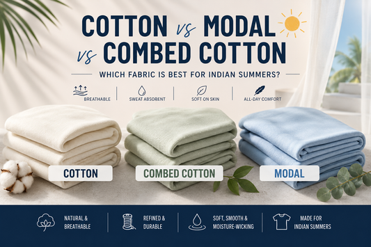 Cotton vs Modal vs Combed Cotton: Which Fabric Is Best for Indian Summers?