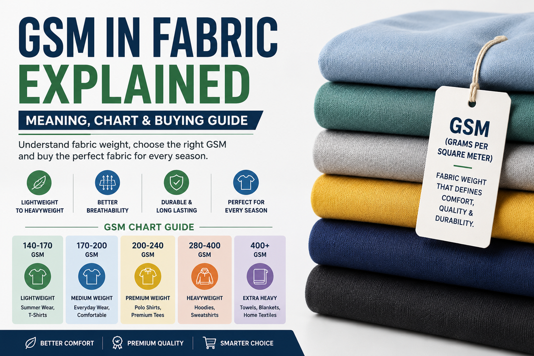 GSM in Fabric Explained: Meaning, Chart &amp; Buying Guide&nbsp;