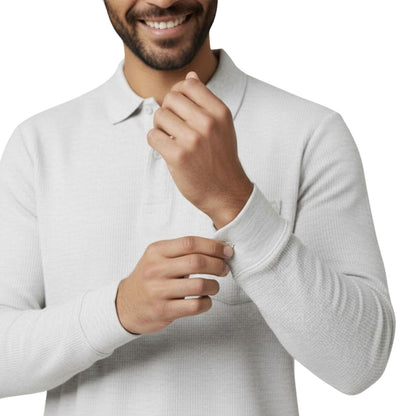 The Ember Series Waffle Designer Polo