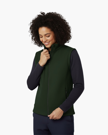 The Raised Full Zip Sleeveless Jacket