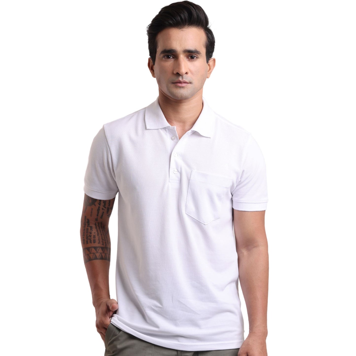 The Aeroweave Polo Polos P3 Lucent White Medium (90 cm - 95 cm) 