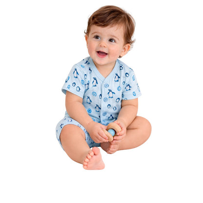 Tuti Front-Open Half Sleeve Baby Suit