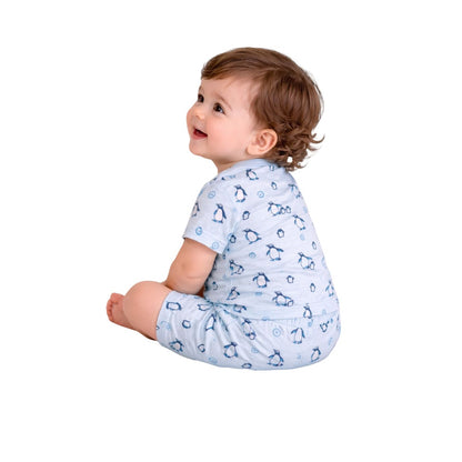 Tuti Front-Open Half Sleeve Baby Suit