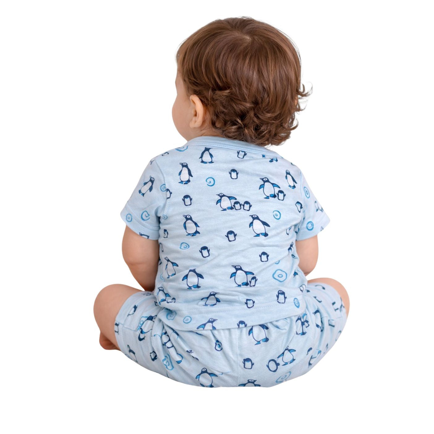 Tuti Front-Open Half Sleeve Baby Suit