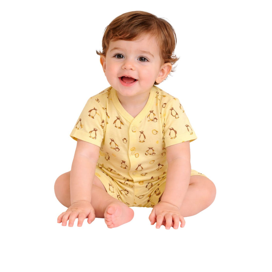 Tuti Front-Open Half Sleeve Baby Suit