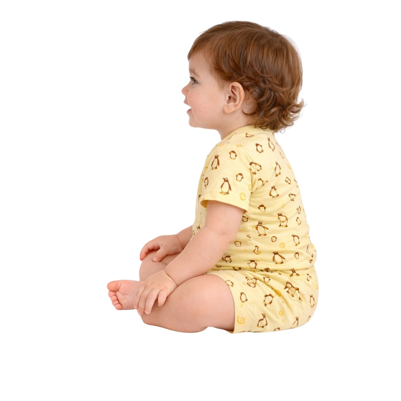 Tuti Front-Open Half Sleeve Baby Suit