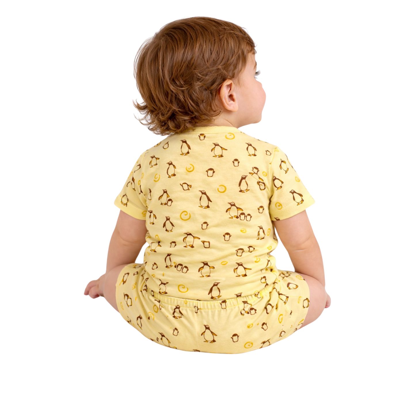 Tuti Front-Open Half Sleeve Baby Suit