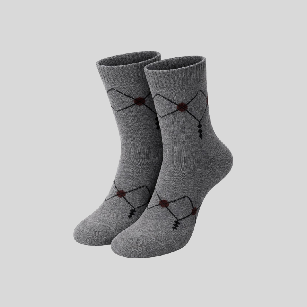 Executive Argyle Ankle Socks (Pack of 5)