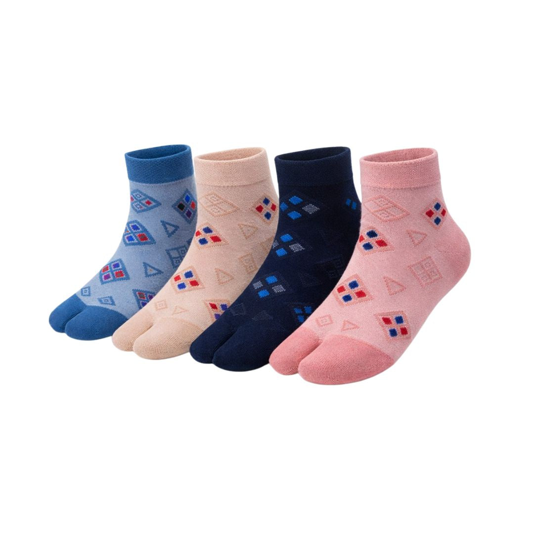 AeroSplit Toe Ankle Socks (Pack of 4)