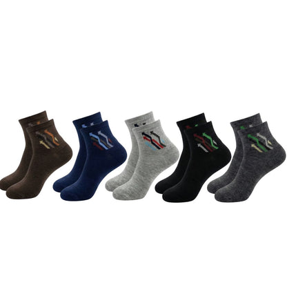 Mid Calf Socks (Pack of 5)