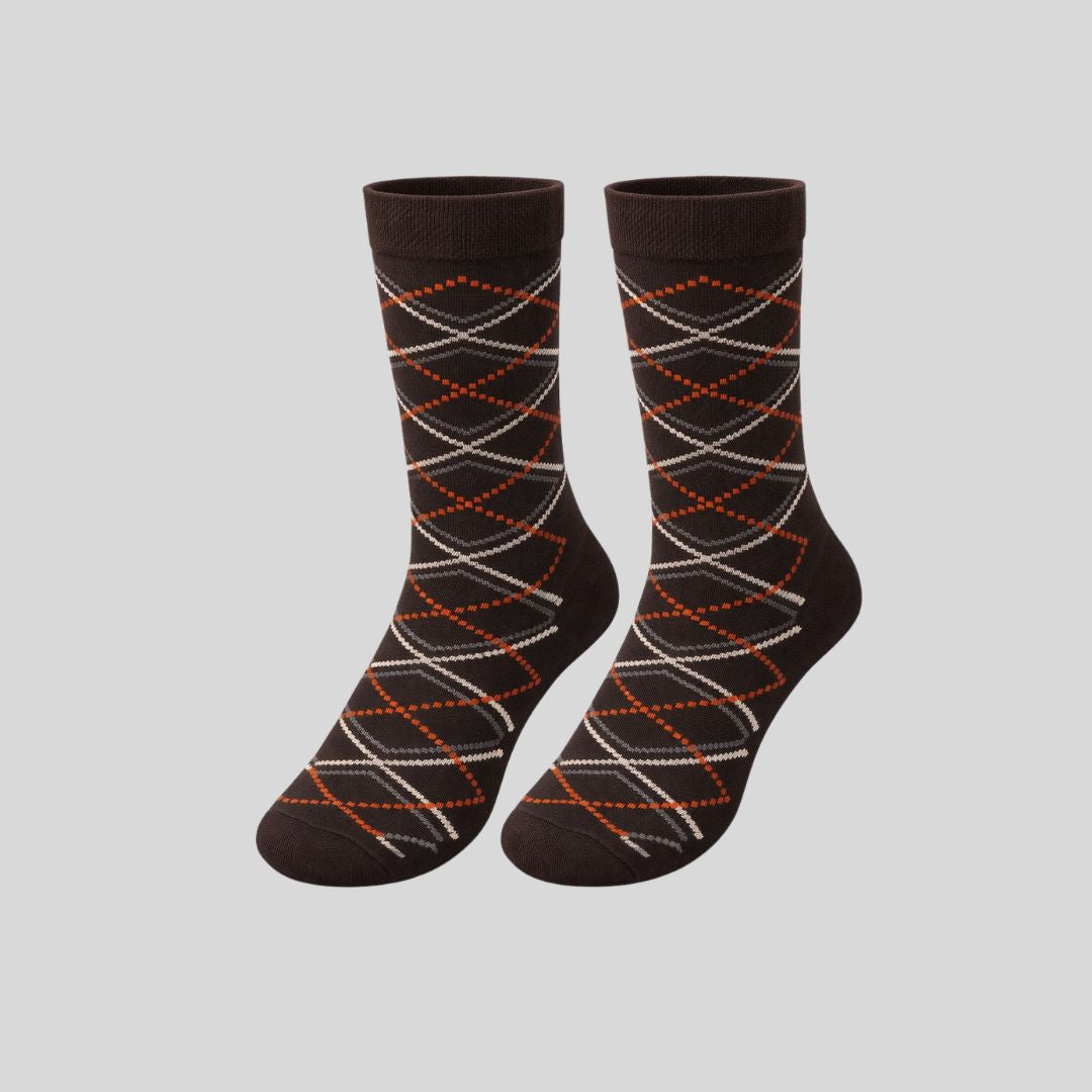 WaveGrid Classic Calf Socks (Pack of 5)