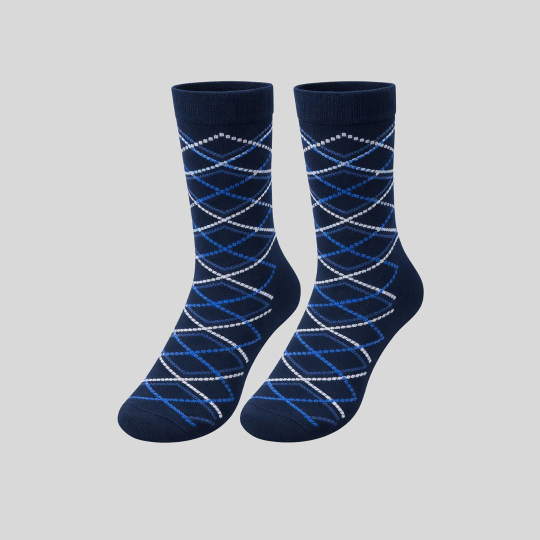 WaveGrid Classic Calf Socks (Pack of 5)