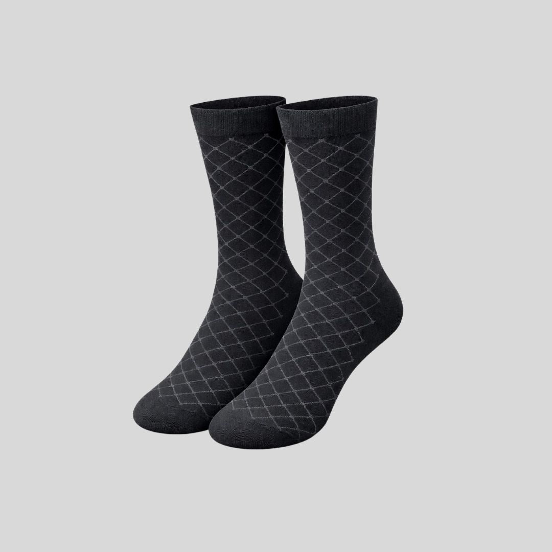 Classic Diamond Calf Socks (Pack of 5)