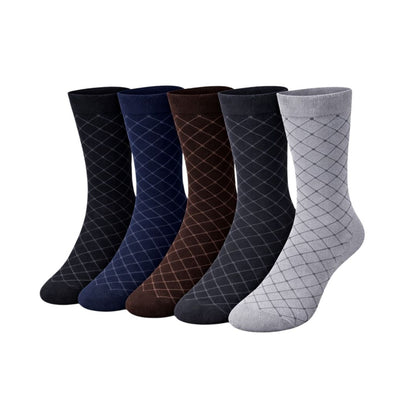 Classic Diamond Calf Socks (Pack of 5)