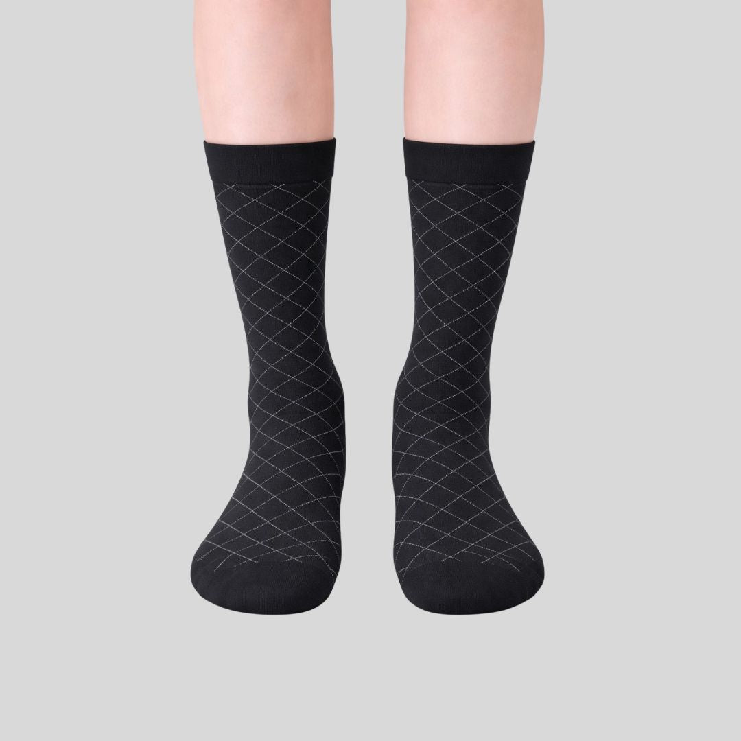 Classic Diamond Calf Socks (Pack of 5)