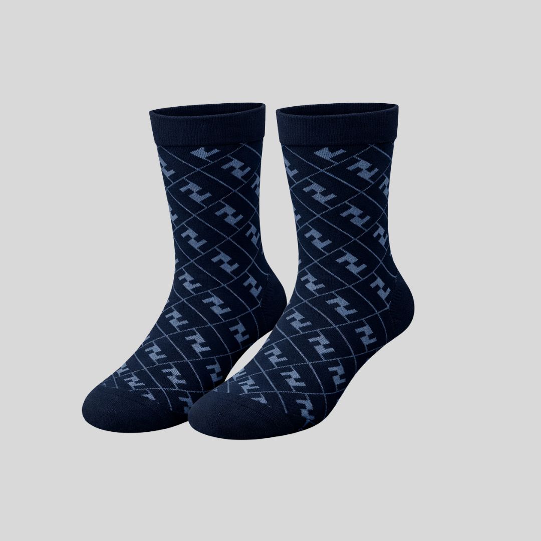 Prime Pattern Calf Length Socks (Pack of 5)