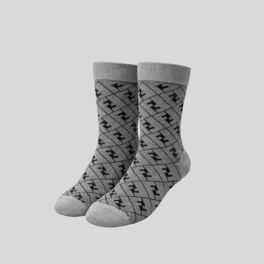 Prime Pattern Calf Length Socks (Pack of 5)